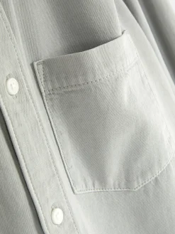 Chemise En Sergé De Coton à Manches Longues|Primark Sale