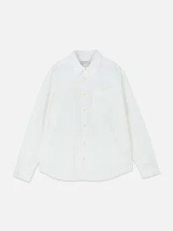 Chemise Jacquard à Manches Longues|Primark Online