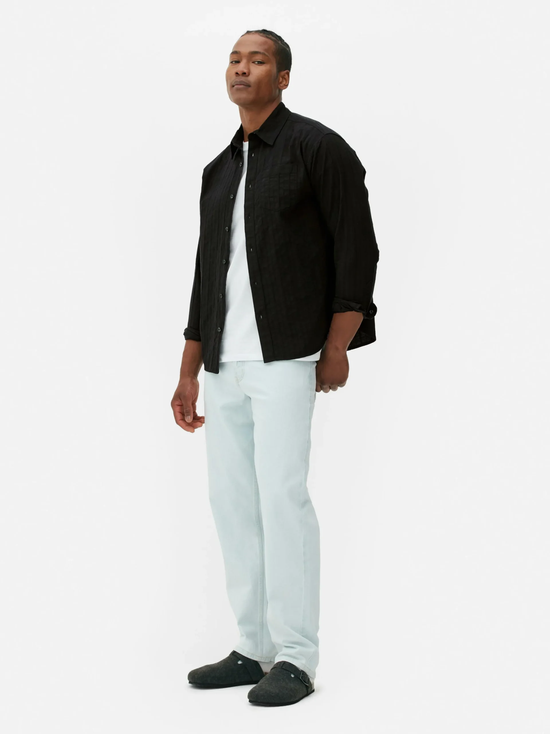 Chemise Jacquard à Manches Longues|Primark Best