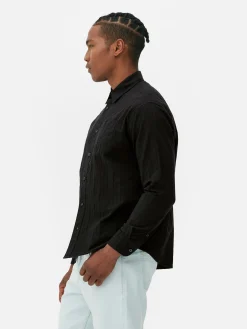 Chemise Jacquard à Manches Longues|Primark Best