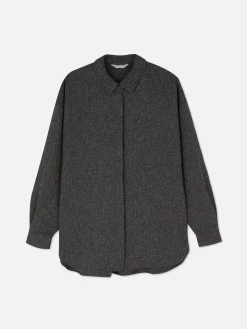 Chemise Mouchetée à Manches Longues à Coordonner The Edit|Primark