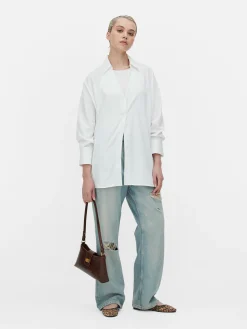 Chemise Oversize En Popeline|Primark Outlet
