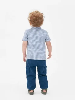 Chemise Rayée à Manches Courtes|Primark Hot