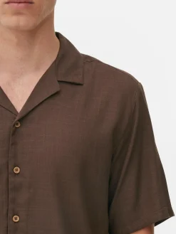 Chemise Texturée à Manches Courtes|Primark Hot