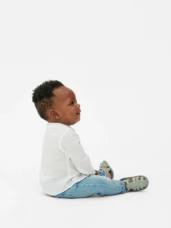 Chemise Texturée à Manches Longues|Primark Sale