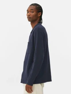 Chemise Tricotée à Boutons-pression|Primark New