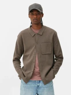 Chemise Tricotée à Boutons-pression|Primark Outlet