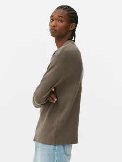 Chemise Tricotée à Boutons-pression|Primark Outlet