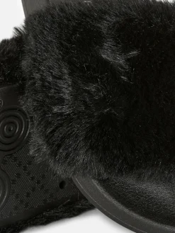 Claquettes En Fausse Fourrure|Primark