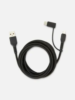 Cordon De Charge Double De Deux Mètres|Primark Discount