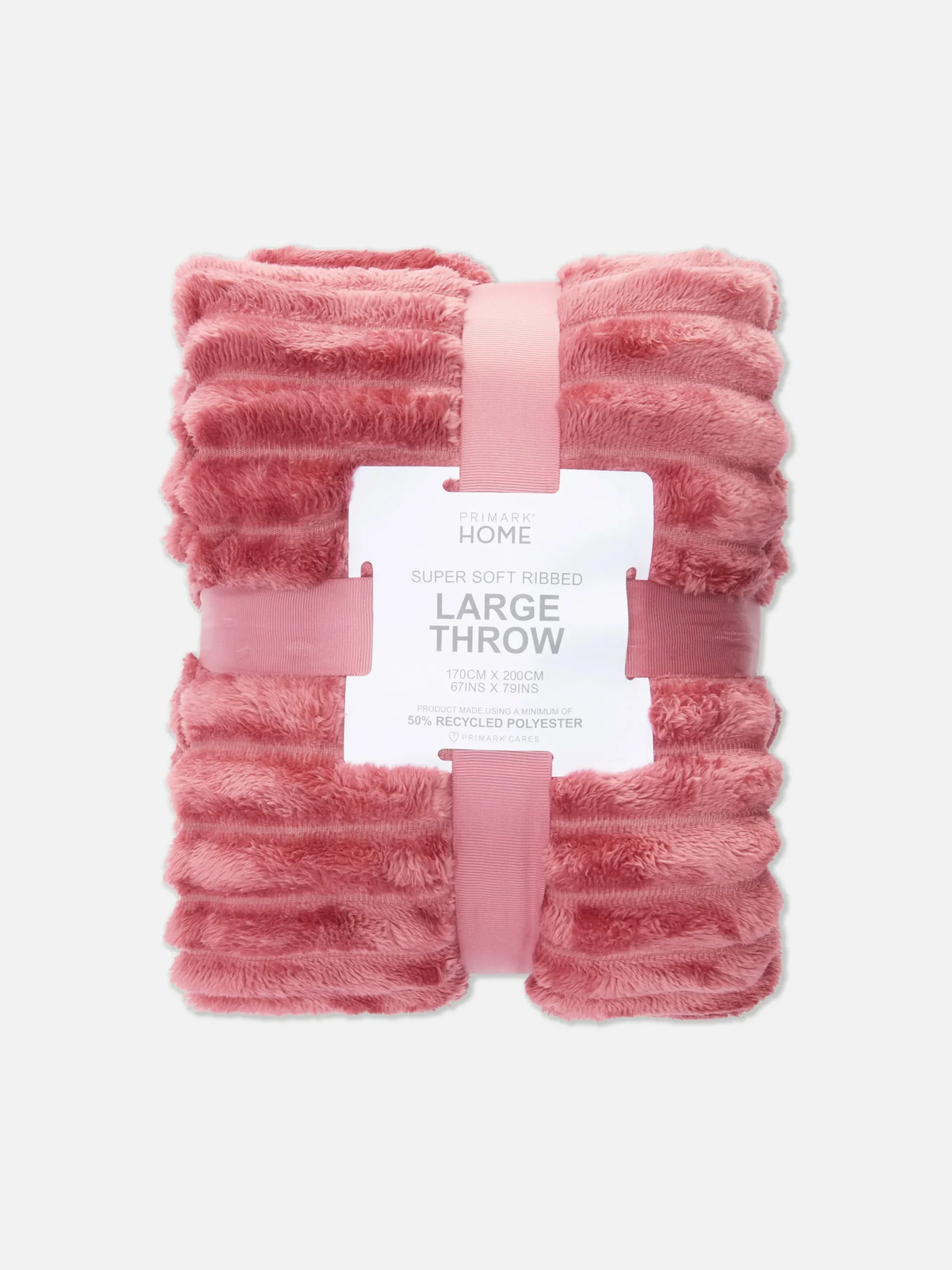 Couverture Côtelée Duveteuse Ultra-douce|Primark New