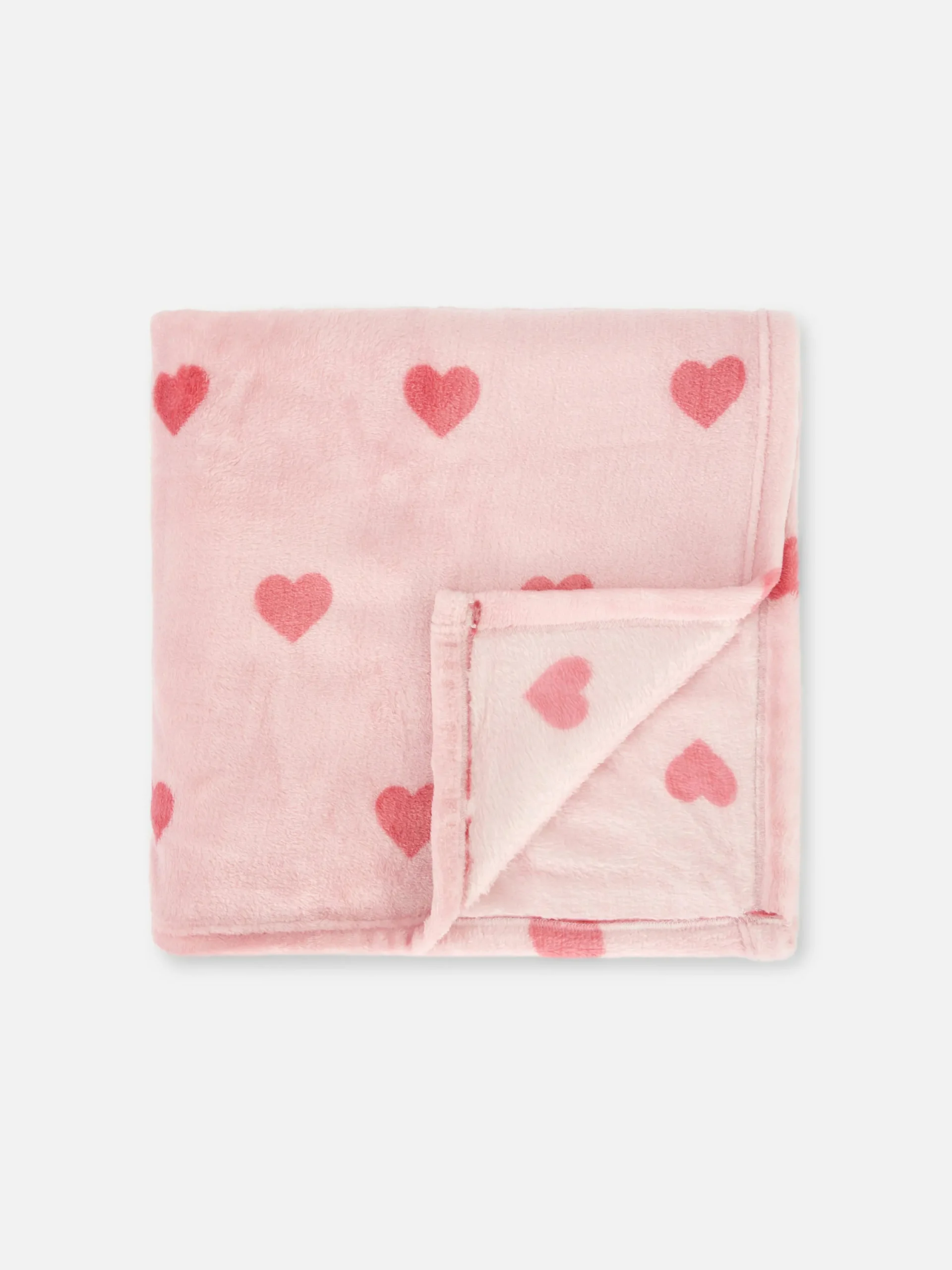 Couverture Douce à Motif Cœur|Primark Hot
