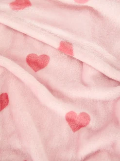 Couverture Douce à Motif Cœur|Primark Hot