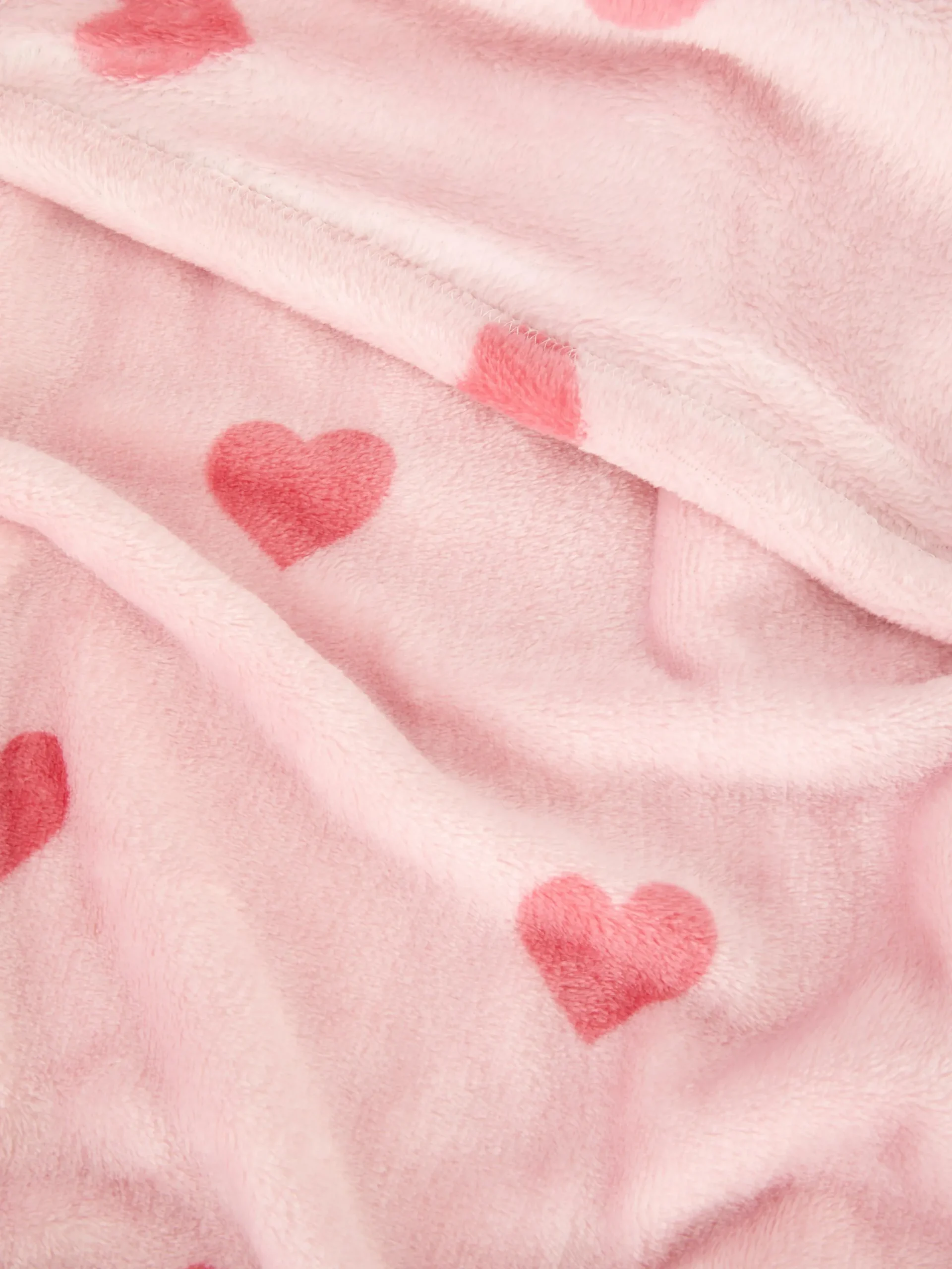Couverture Douce à Motif Cœur|Primark Hot