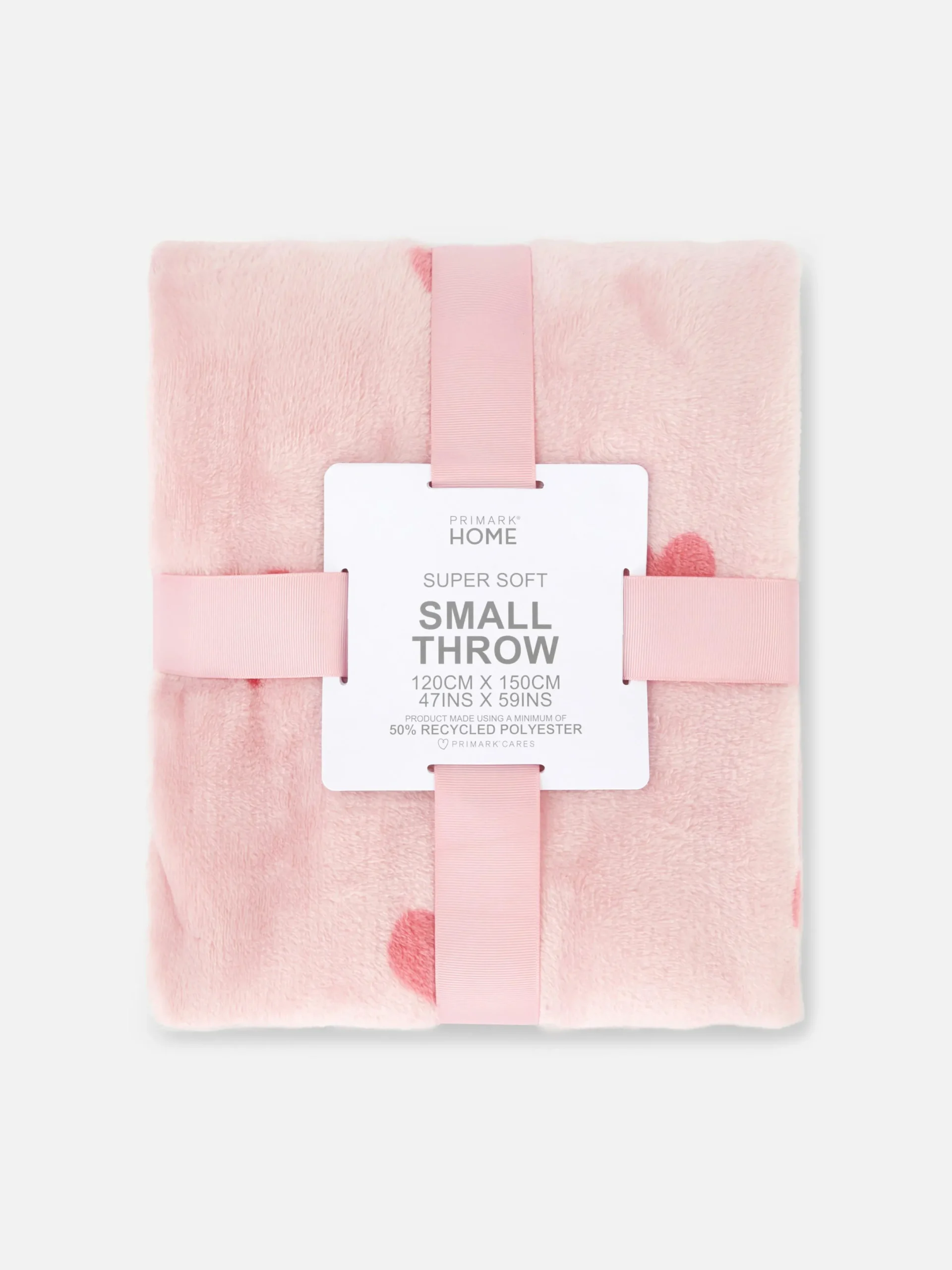 Couverture Douce à Motif Cœur|Primark Hot