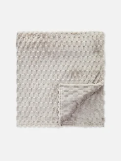 Couverture Texturée Effet Nid D'abeille Ultra-douce|Primark Sale
