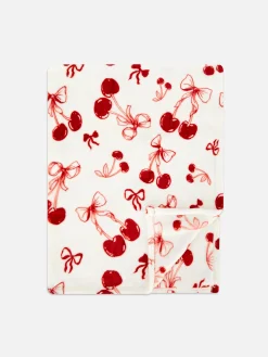 Couverture Ultra-douce à Motif Cerise|Primark Online