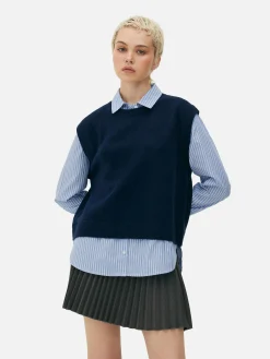 Débardeur Chemise 2-en-1 Superposé|Primark Online