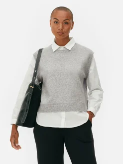 Débardeur Chemise 2-en-1 Superposé|Primark Discount