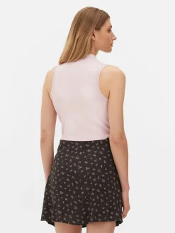 Débardeur Court à Col Montant|Primark Online