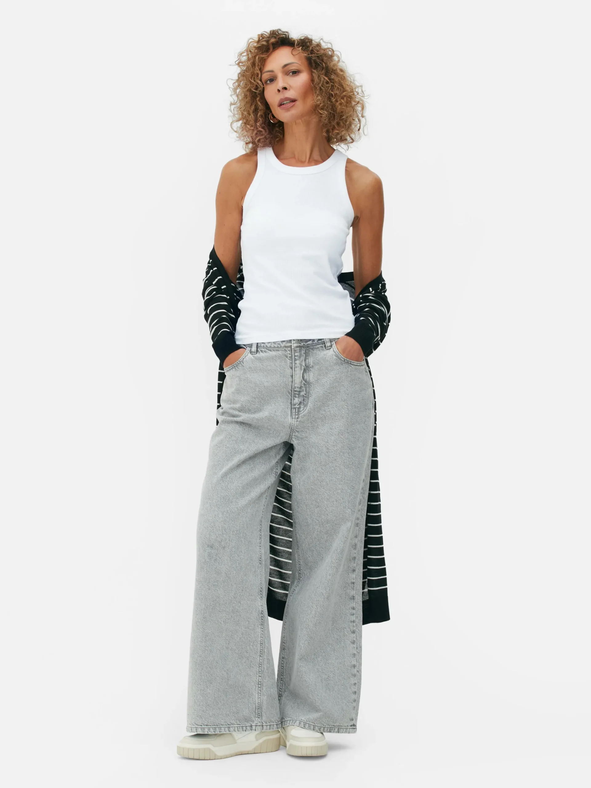 Débardeur Côtelé à Dos Nageur|Primark Online