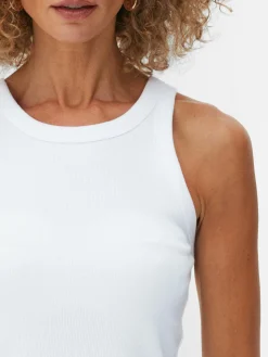 Débardeur Côtelé à Dos Nageur|Primark Online