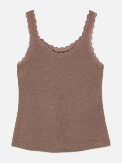 Débardeur De Nuit Avec Finitions En Dentelle|Primark Hot