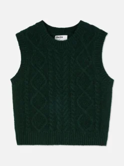 Débardeur En Maille Torsadée Rita Ora|Primark Clearance