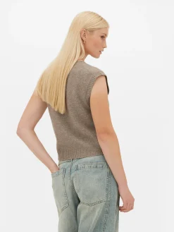 Débardeur Tricoté à Col En V|Primark Best