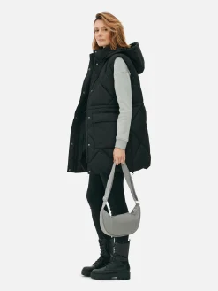 Doudoune Longue Sans Manches à Capuche|Primark Discount