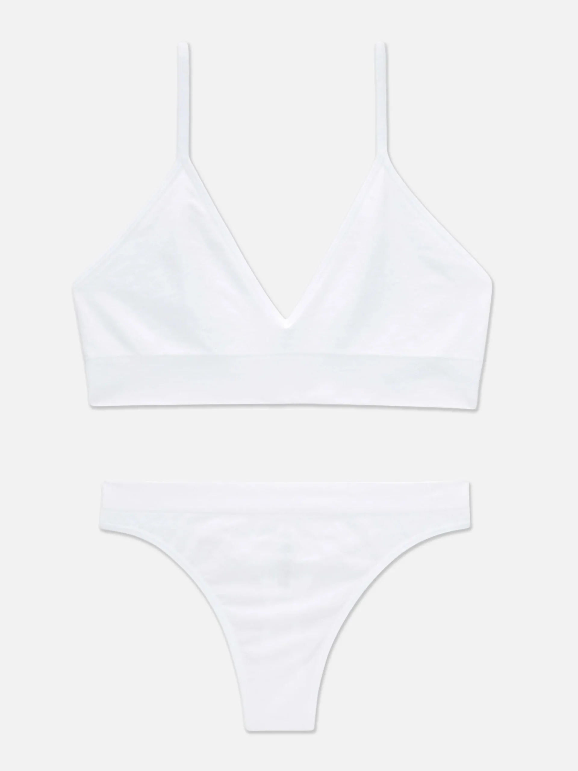 Ensemble Brassière Triangle Et String Sans Couture|Primark Best