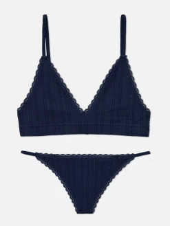 Ensemble Brassière Triangle Et String Sans Couture|Primark