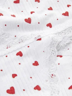 Ensemble Caraco Et String En Pointelle à Motifs Sans Couture|Primark Discount