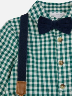 Ensemble Chemise à Carreaux Et Pantalon à Bretelles|Primark Online