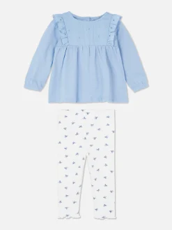 Ensemble Chemisier à Volants Et Legging|Primark Best