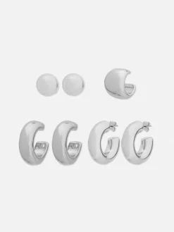 Ensemble Créoles Et Ear Cuffs|Primark Discount