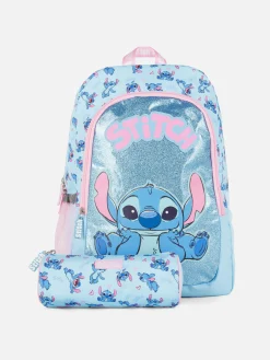 Ensemble D'école Sac à Dos Et Trousse Disney Stitch|Primark Discount