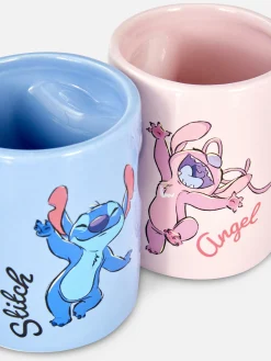 Ensemble De Mugs En Cœur Disney Stitch & Angel|Primark Sale