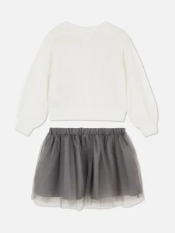 Ensemble Gilet Tricoté Et Tutu|Primark Clearance