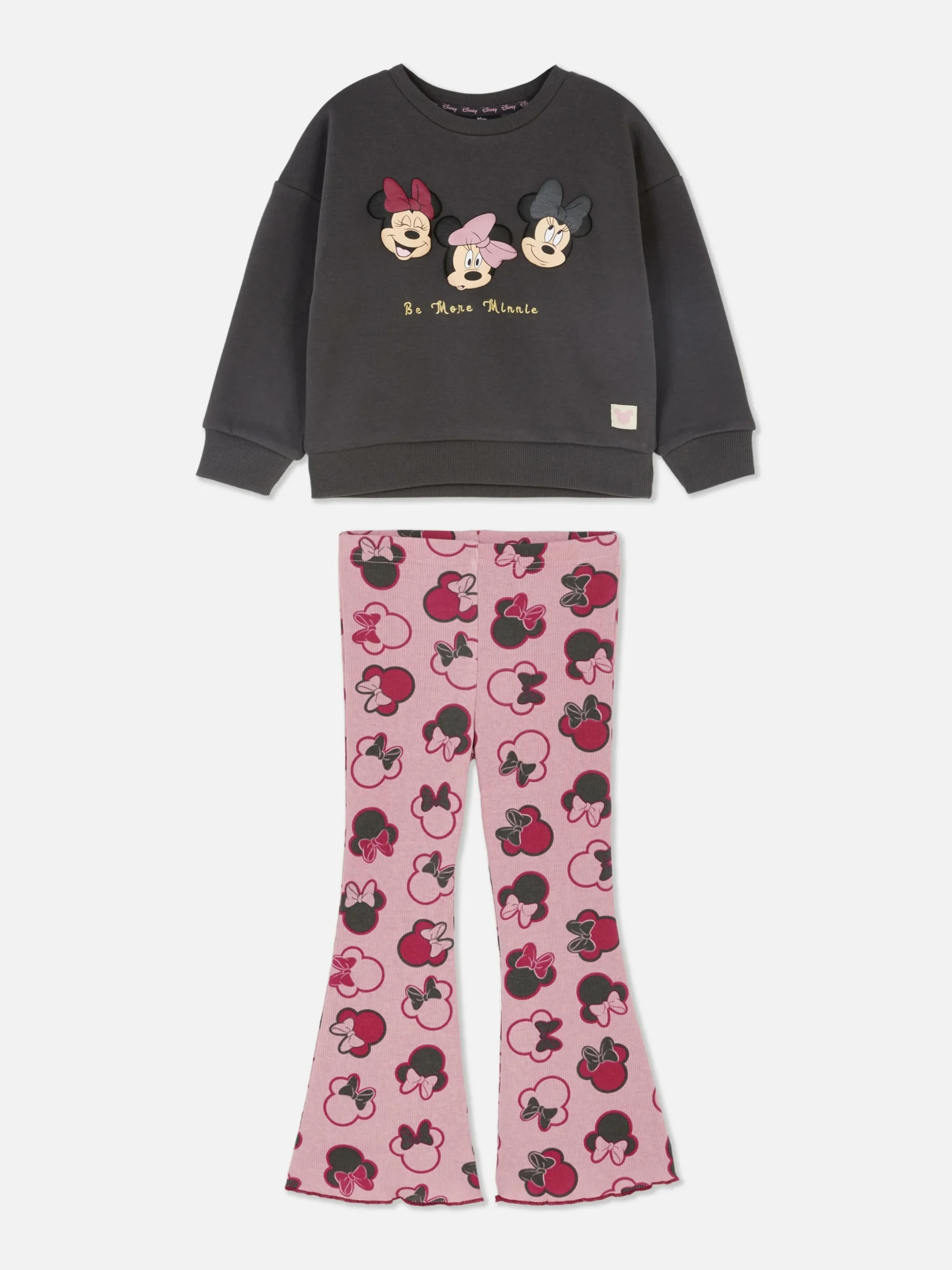 Ensemble Haut à Col Ras-du-cou Et Legging Disney Minnie Mouse|Primark Discount