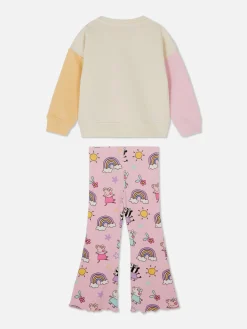 Ensemble Sweat-shirt Et Legging évasé Peppa Pig|Primark Discount