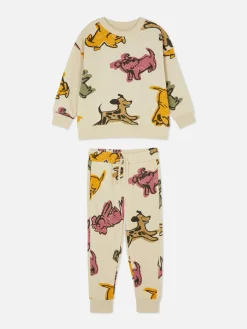 Ensemble Sweat-shirt Graphique Et Bas De Jogging Coordonné|Primark Outlet