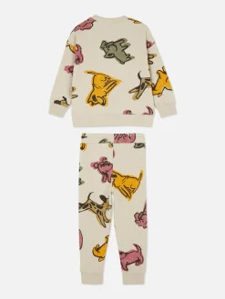 Ensemble Sweat-shirt Graphique Et Bas De Jogging Coordonné|Primark Outlet