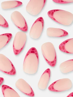 Faux Ongles Pointus Brillants Effet Crocodile PS...|Primark Discount