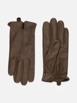 Gants En Cuir à Poignets Crantés|Primark Sale