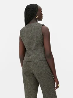 Gilet Avec Chevrons à Boutonnage Simple Rita Ora|Primark Hot