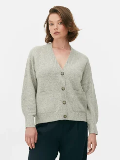 Gilet Boyfriend En Maille à Col En V|Primark