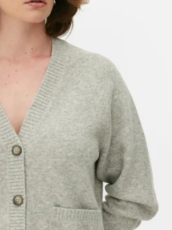 Gilet Boyfriend En Maille à Col En V|Primark