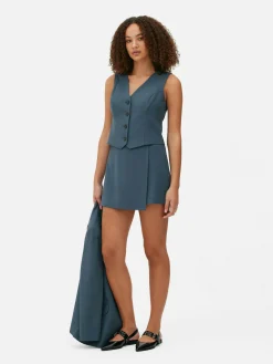 Gilet De Costume Ajusté Boutonné|Primark Hot