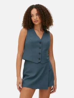 Gilet De Costume Ajusté Boutonné|Primark Hot